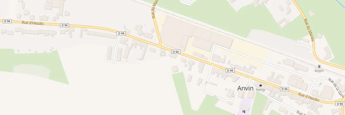 Plan du 478 Rue d’Hesdin à Anvin