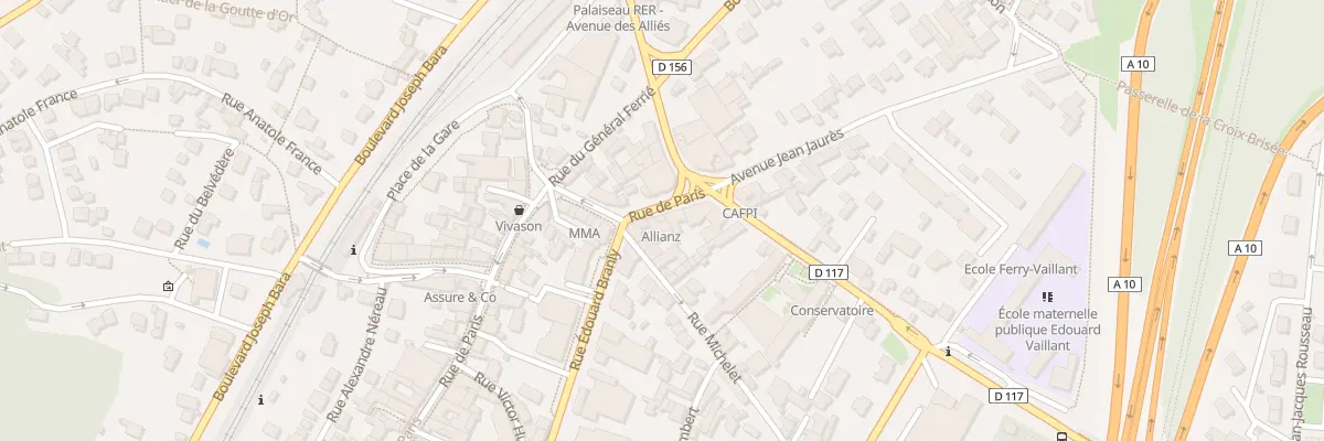 Plan du 9 Rue de Paris à Boissy-le-Sec