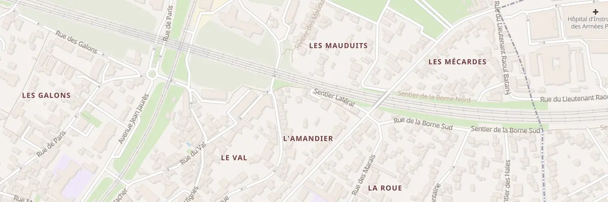 Plan du 21B Rue de la Belgique à Meudon