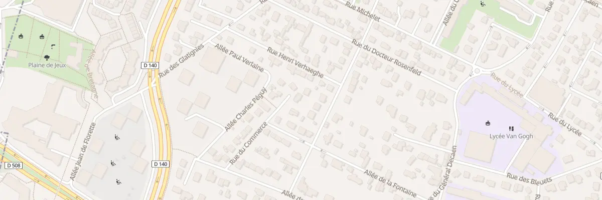 Plan du 23 Rue du Commerce à Ermont