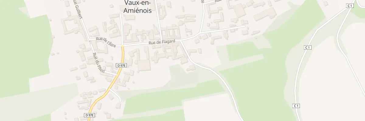 Plan du 10 Rue de Flagard à Vaux-en-Amiénois