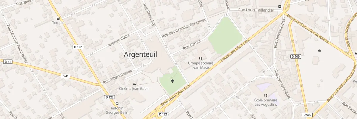 Plan du 6 Rue Denis Roy à Argenteuil