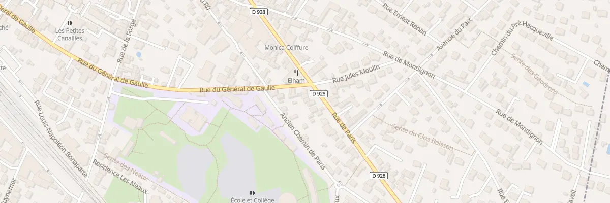 Plan du 76 Rue de Paris à Saint-Leu-la-Forêt