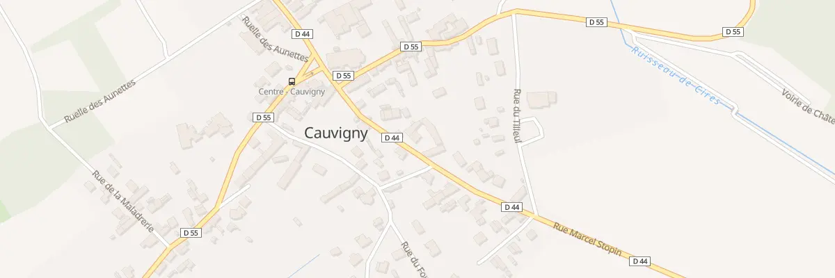 Plan du 5 Rue de Senlis à Cauvigny