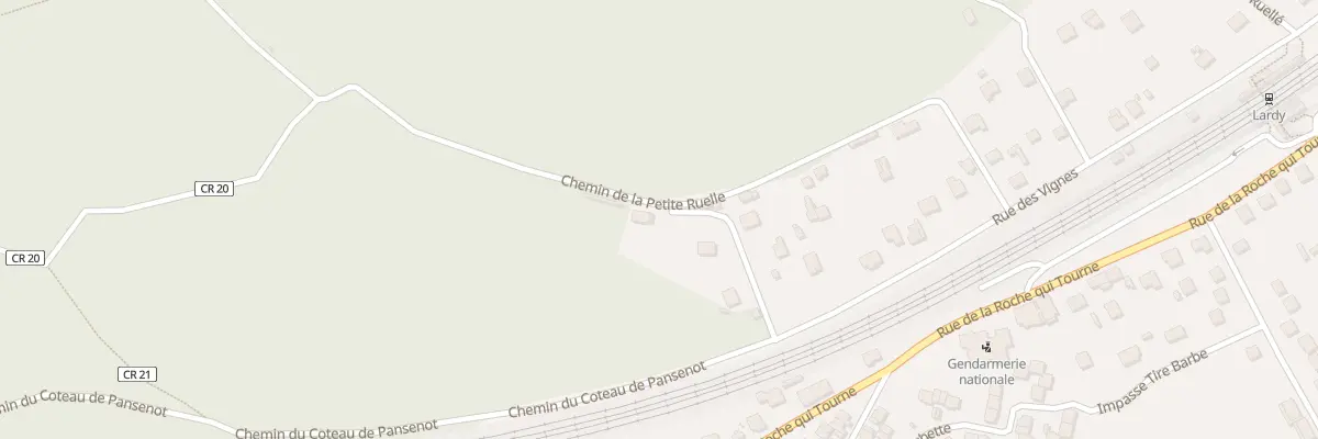 Plan du 1 Rue des Vignes à Lardy
