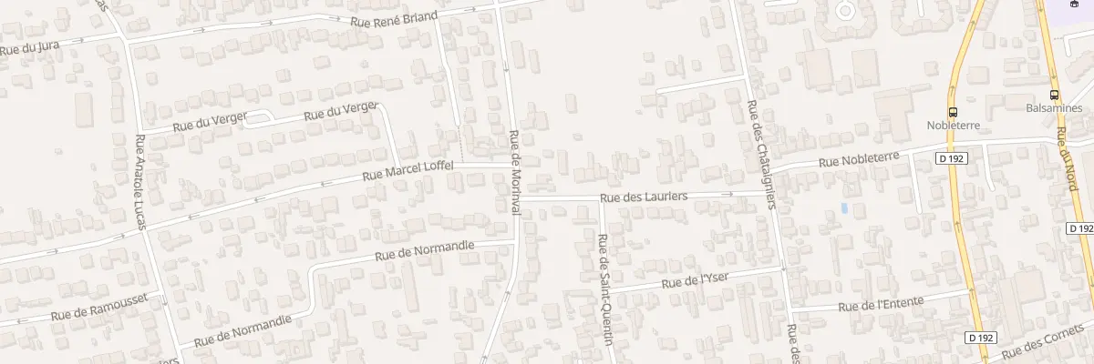Plan du 36 Rue de Morinval à Argenteuil