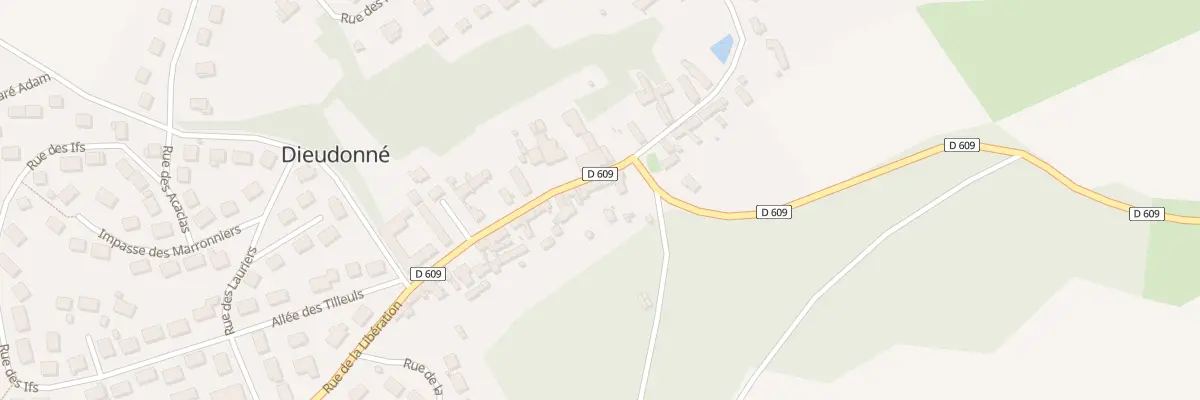 Plan du 44 Rue de la Libération à Dieudonné