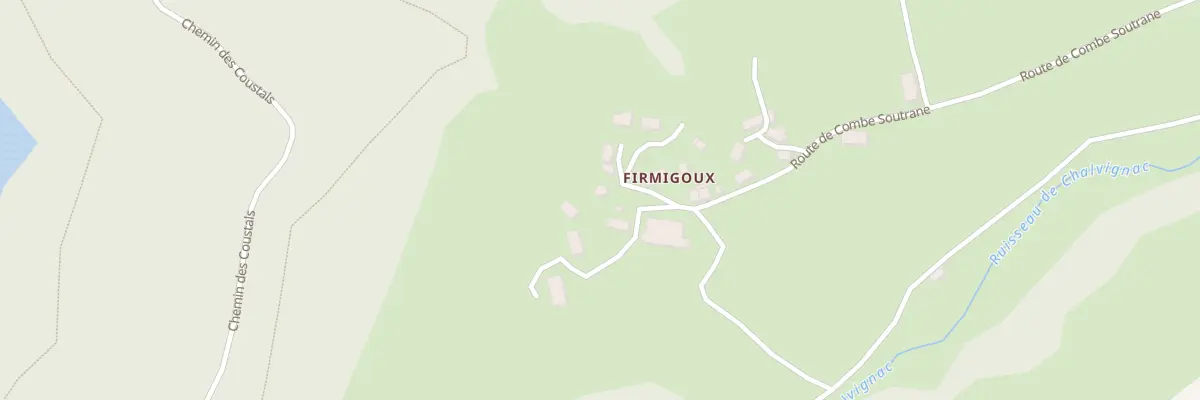 Plan du 5135 Firmigoux à Chalvignac