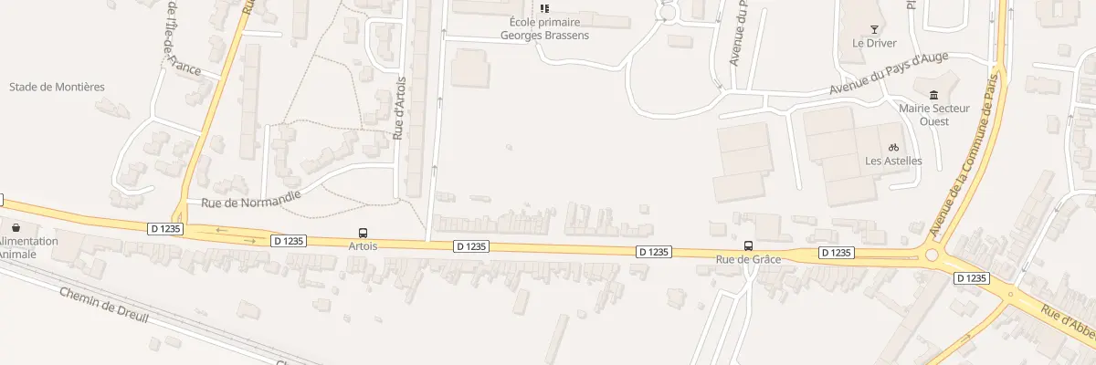 Plan du 628 Rue d’Abbeville à Amiens