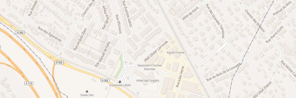 Plan du 63 Rue Evariste Galois à Saint-Leu-la-Forêt