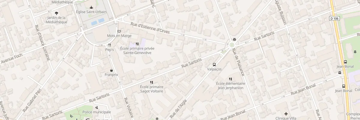 Plan du 34 Rue Sartoris à La Garenne-Colombes