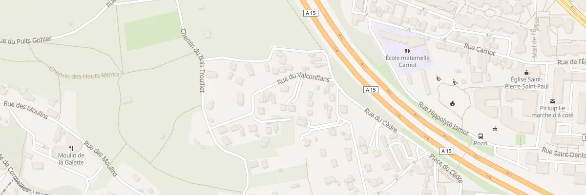 Plan du 17 Rue de Valconflans à Sannois