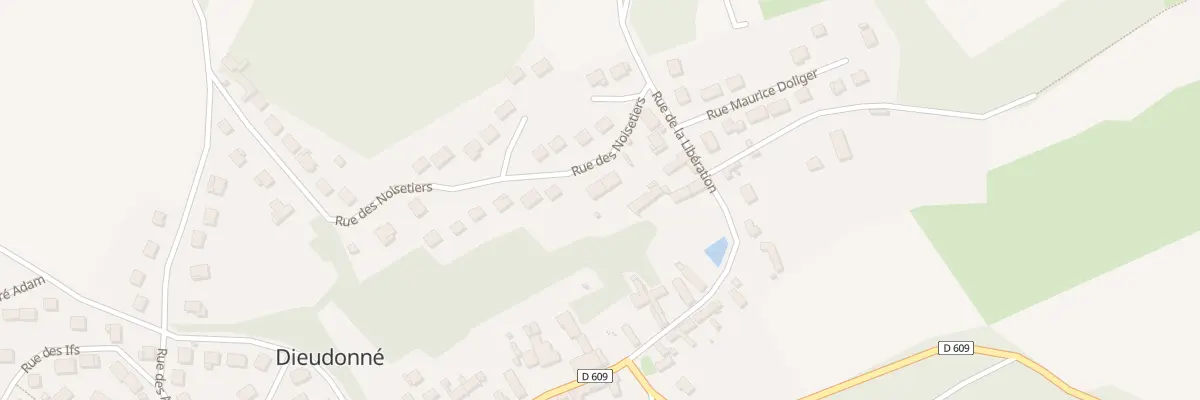 Plan du 1T Rue des Noisetiers à Dieudonné