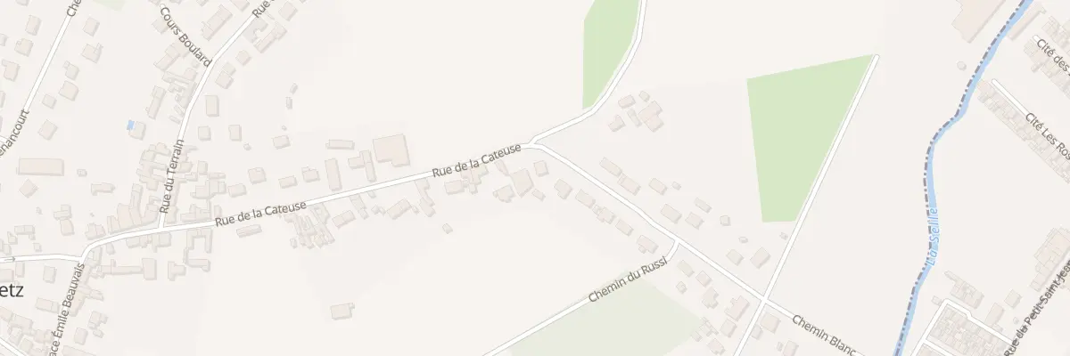 Plan du 84 Rue de Cateuse à Pont-de-Metz