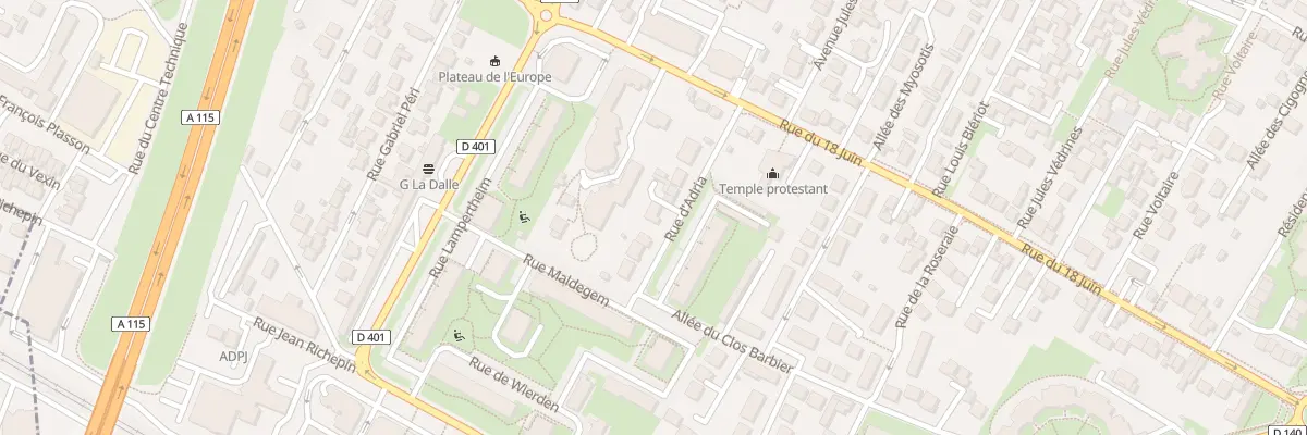 Plan du 6 Rue d’Adria à Ermont