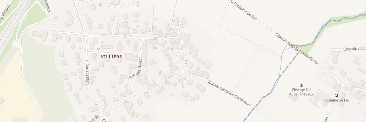Plan du 2 Rue Saulx Les Chartreux à Villebon-sur-Yvette