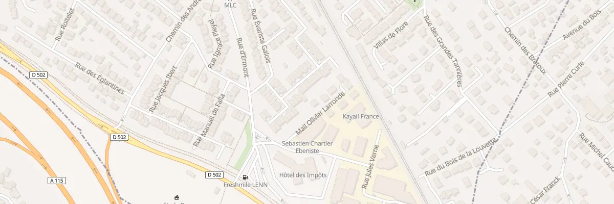 Plan du 59 Rue Evariste Galois à Saint-Leu-la-Forêt