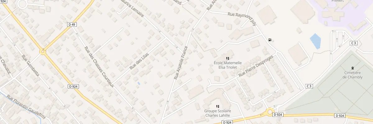 Plan du 180 Rue Anatole France à Chambly