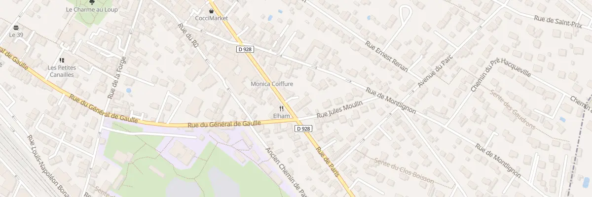 Plan du 57 Rue de Paris à Saint-Leu-la-Forêt