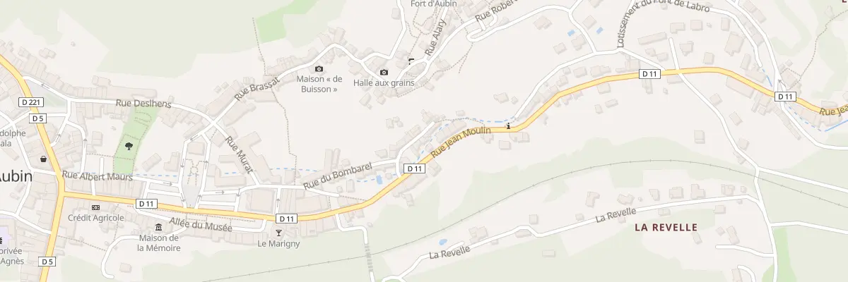 Plan du 22 Rue du Bombarel à Aubin