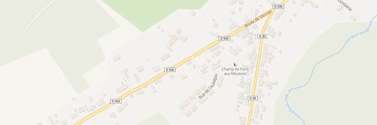 Plan du 19 Rte de Vierzon à Neuvy-sur-Barangeon