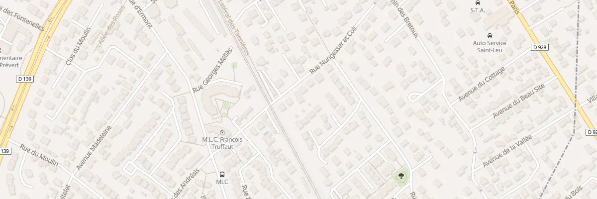 Plan du 43 Rue Nungesser et Coli à Saint-Leu-la-Forêt