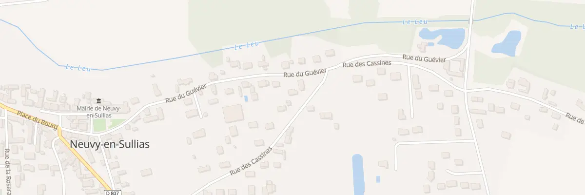 Plan du 25 Rue des Cassines à Neuvy-en-Sullias