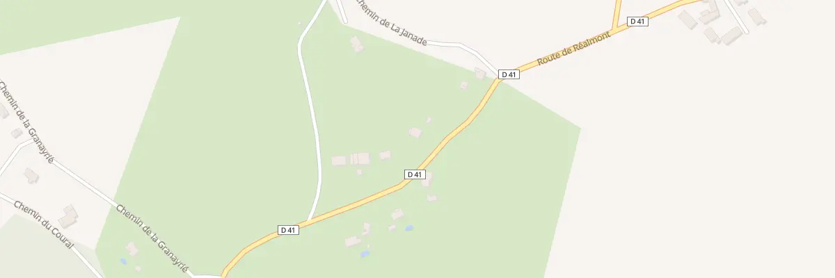 Plan du 2942 Rte de Réalmont à Fauch