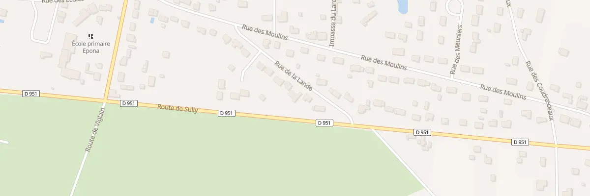 Plan du 16 Rue de la Lande à Neuvy-en-Sullias