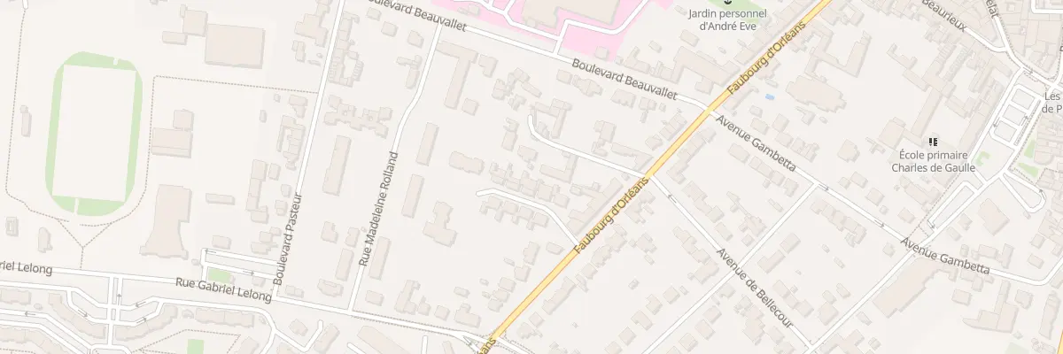 Plan du 6 Rue Madeleine Lorgeron à Pithiviers