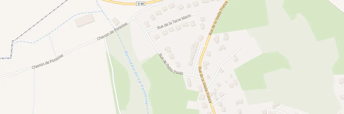 Plan du 8 Rue des Petits Pavés à Béthemont-la-Forêt