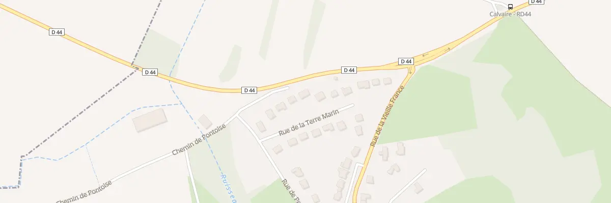 Plan du 9 Rue de la Terre Marin à Béthemont-la-Forêt