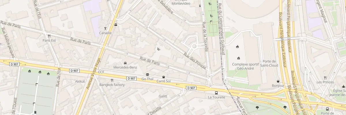 Plan du 10 Rue de Paris à Boulogne-Billancourt