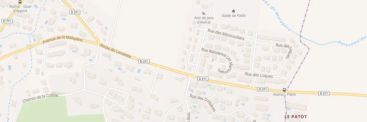 Plan du 3 Lot la Peupleraie à Alairac
