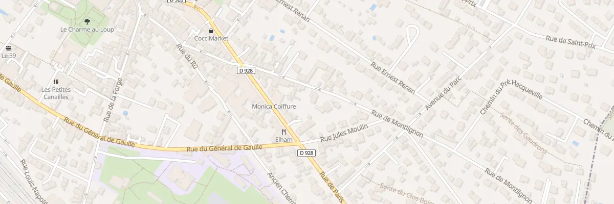 Plan du 20 Rue de Montlignon à Saint-Leu-la-Forêt