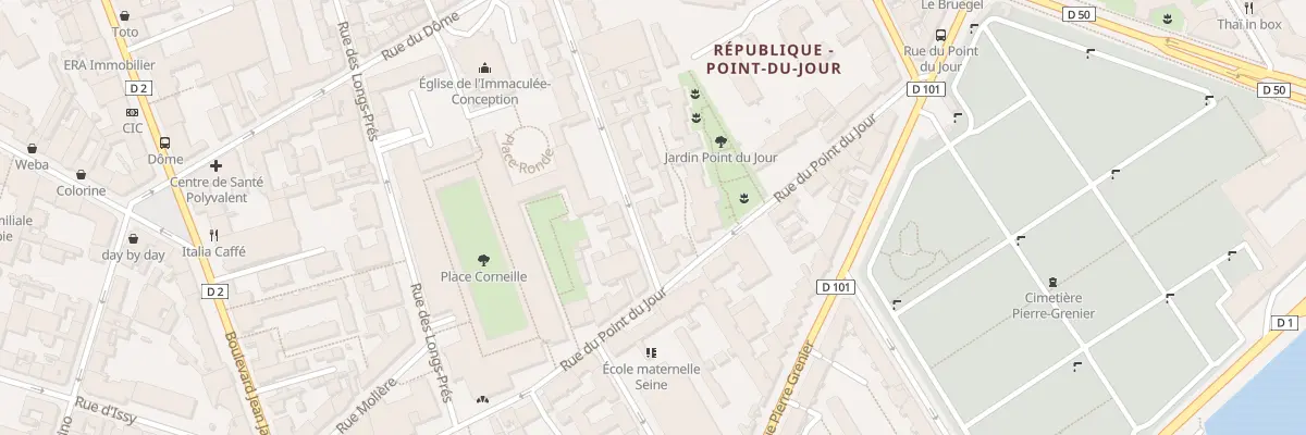 Plan du 71 Rue Barthélémy Danjou à Boulogne-Billancourt