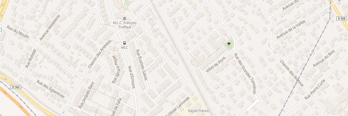 Plan du 19 Rue Evariste Galois à Saint-Leu-la-Forêt