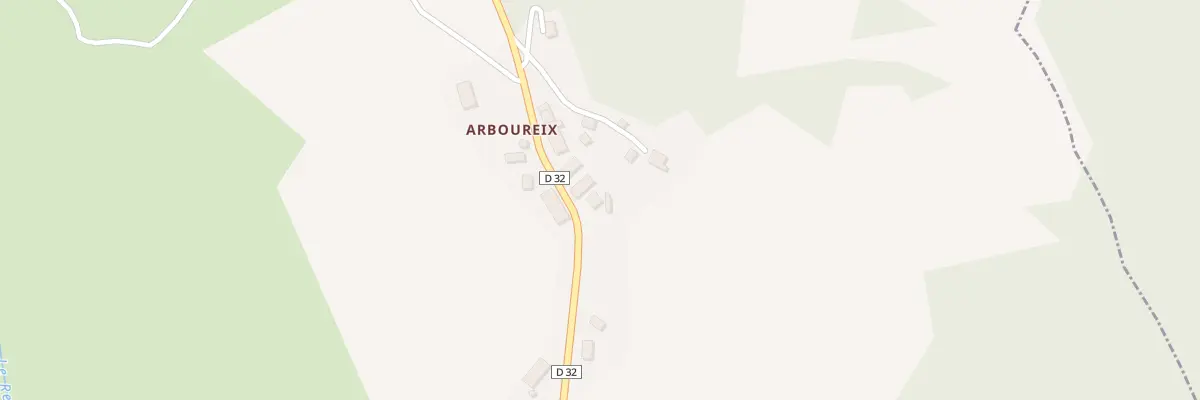 Plan du 9 Arboureix à Poussanges