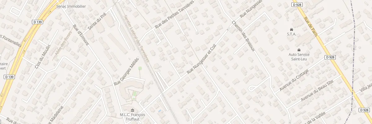 Plan du 44 Rue Nungesser et Coli à Saint-Leu-la-Forêt