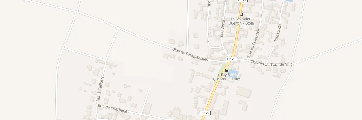 Plan du 3 Rue de Fouquerolles au Fay-Saint-Quentin