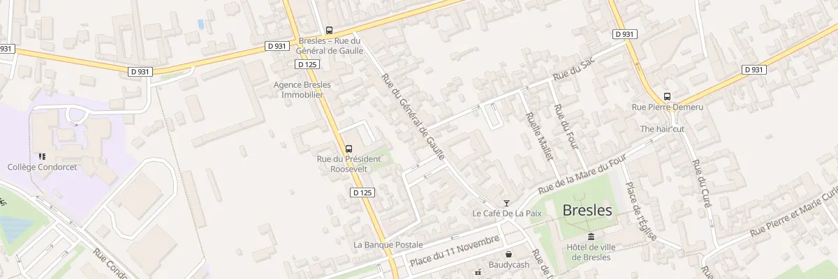 Plan du 15 Rue du Gen de Gaulle à Bresles