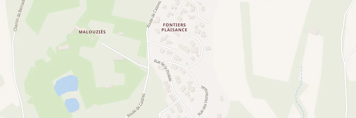 Plan du 1 Rue des Lauriers à Fontiers-Cabardès
