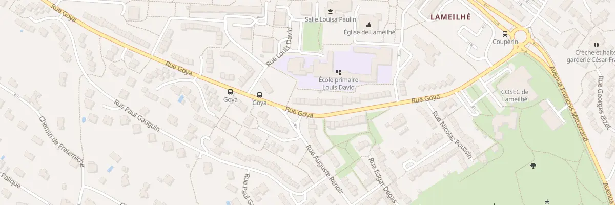 Plan du 91 Rue Goya à Castres