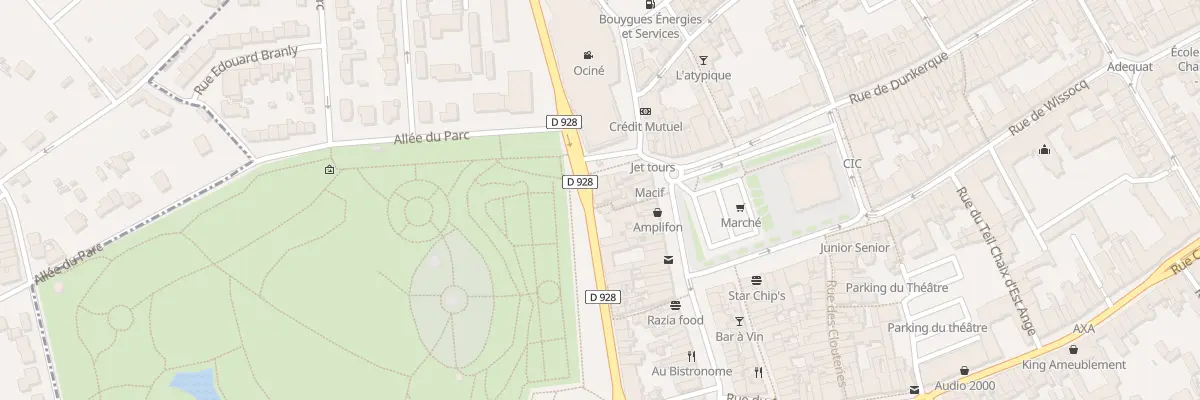 Plan du 3 Bd Vauban à Saint-Omer