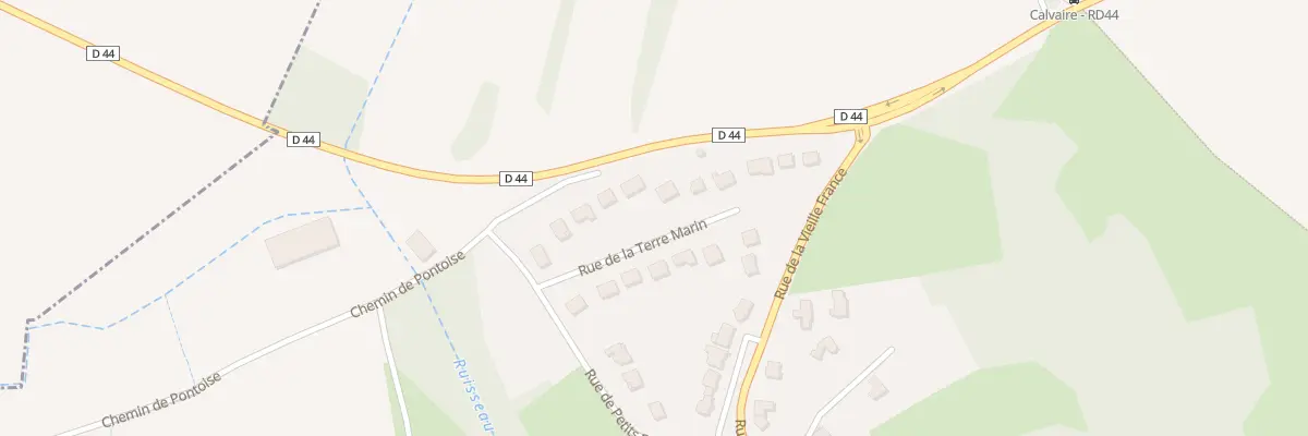 Plan du 9B Rue de la Terre Marin à Béthemont-la-Forêt