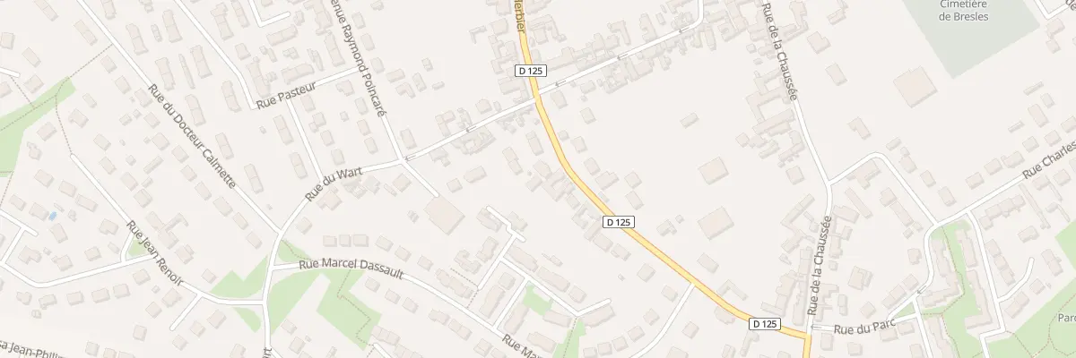 Plan du 28 Rue de l’Herbier à Bresles