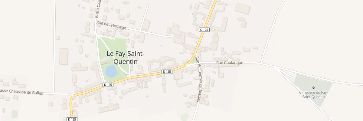Plan du 21 Rue de la Franche Mare au Fay-Saint-Quentin