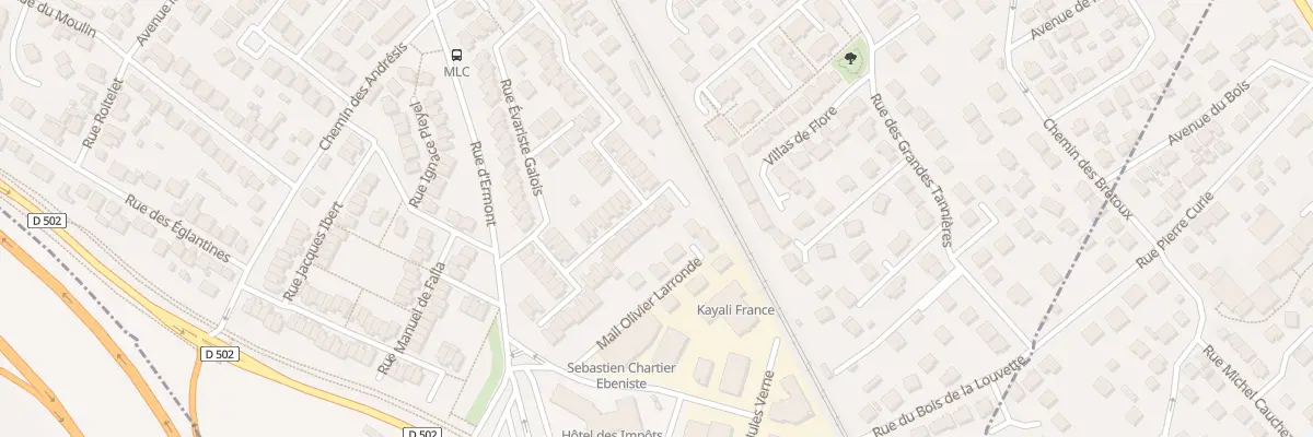 Plan du 43 Rue Evariste Galois à Saint-Leu-la-Forêt