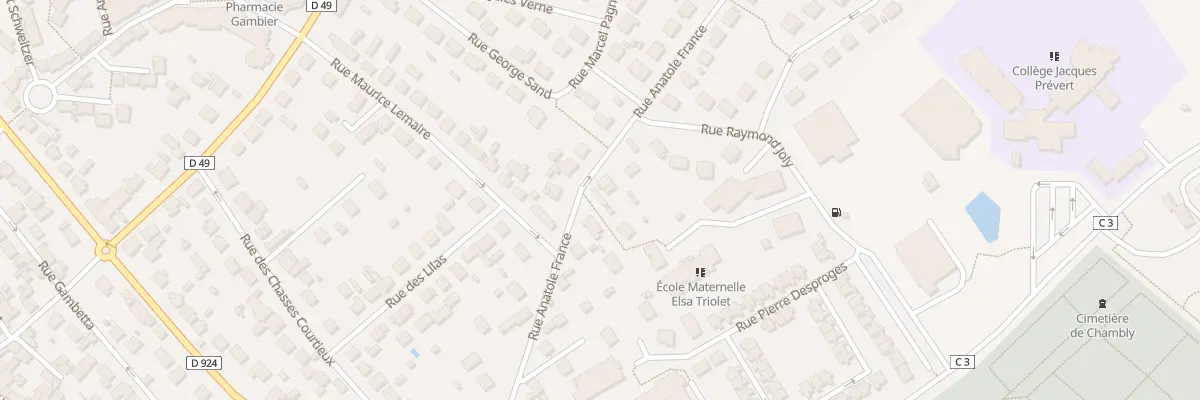 Plan du 268B Rue Anatole France à Chambly