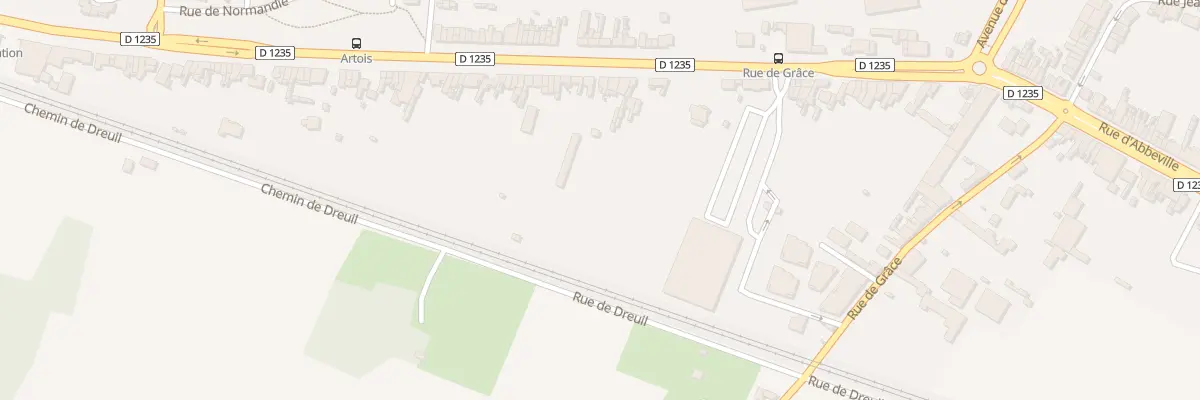 Plan du 511 Rue d’Abbeville à Amiens